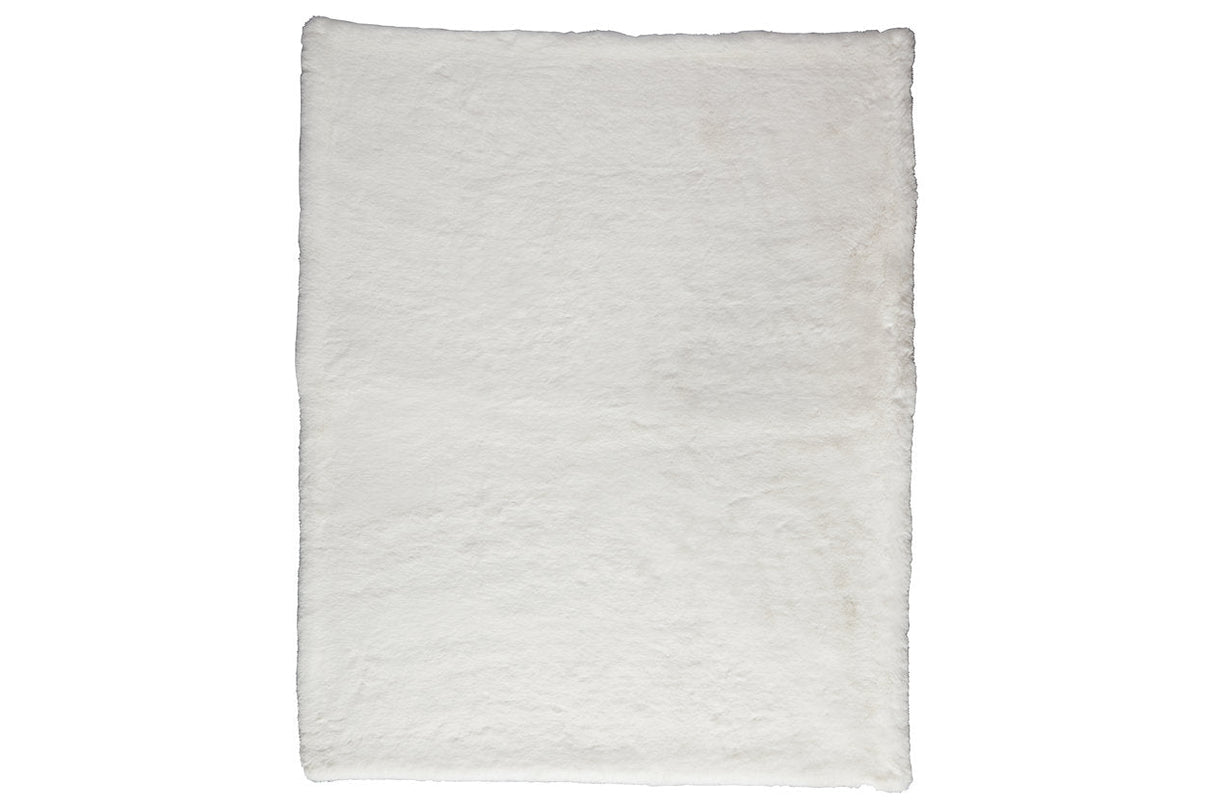 Gariland White Throw