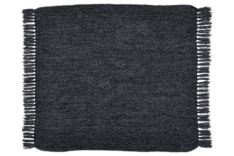 Tamish Black Throw