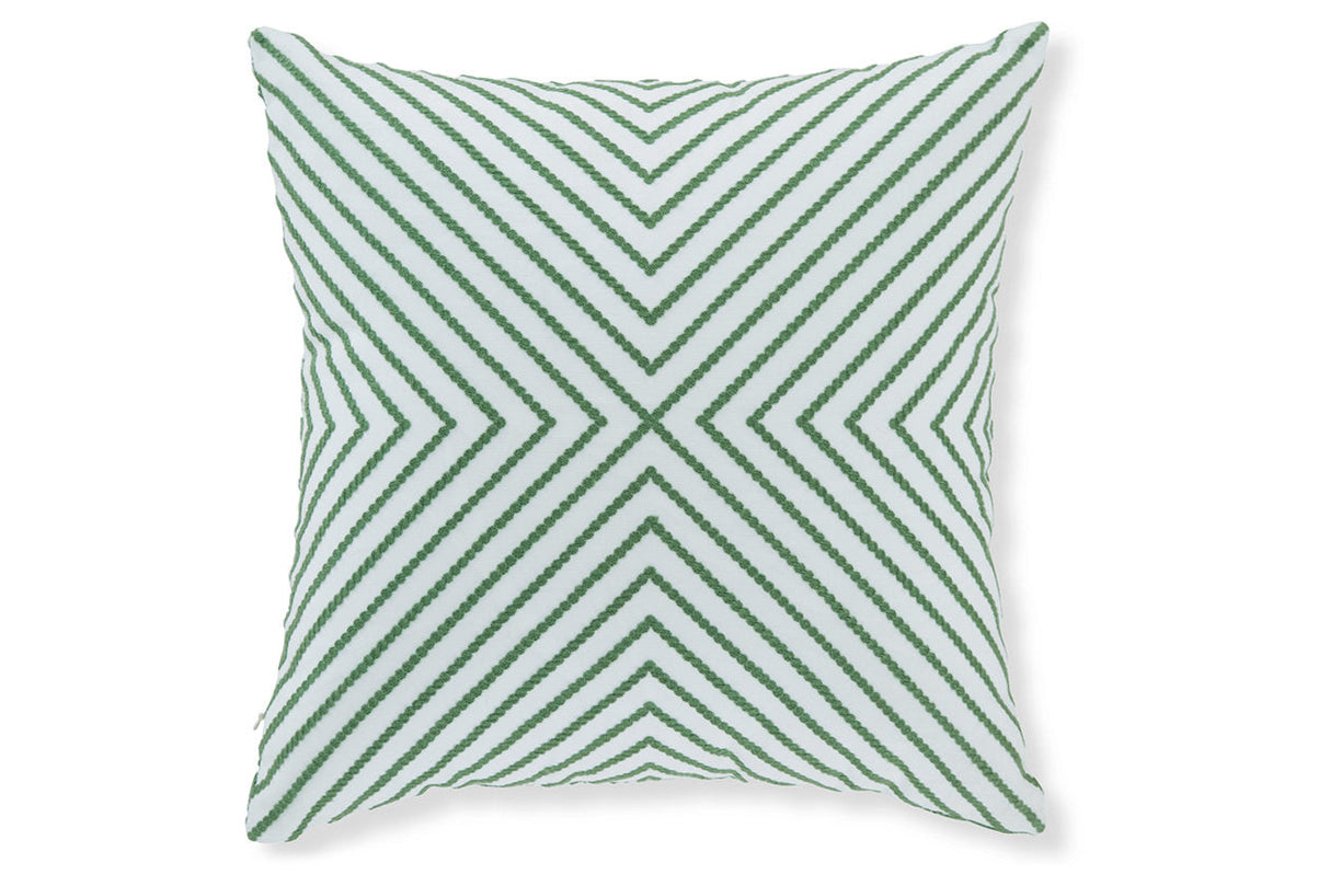 Bellvale Green/White Pillow