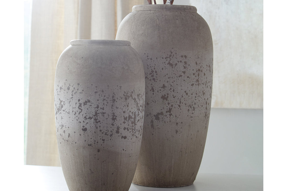 Dimitra Brown/Cream Vase