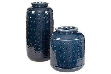 Marenda Navy Blue Vase