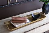 Posy Gold Finish Tray