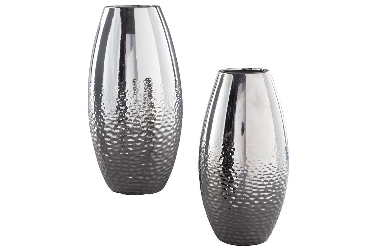 Dinesh Silver Finish Vase