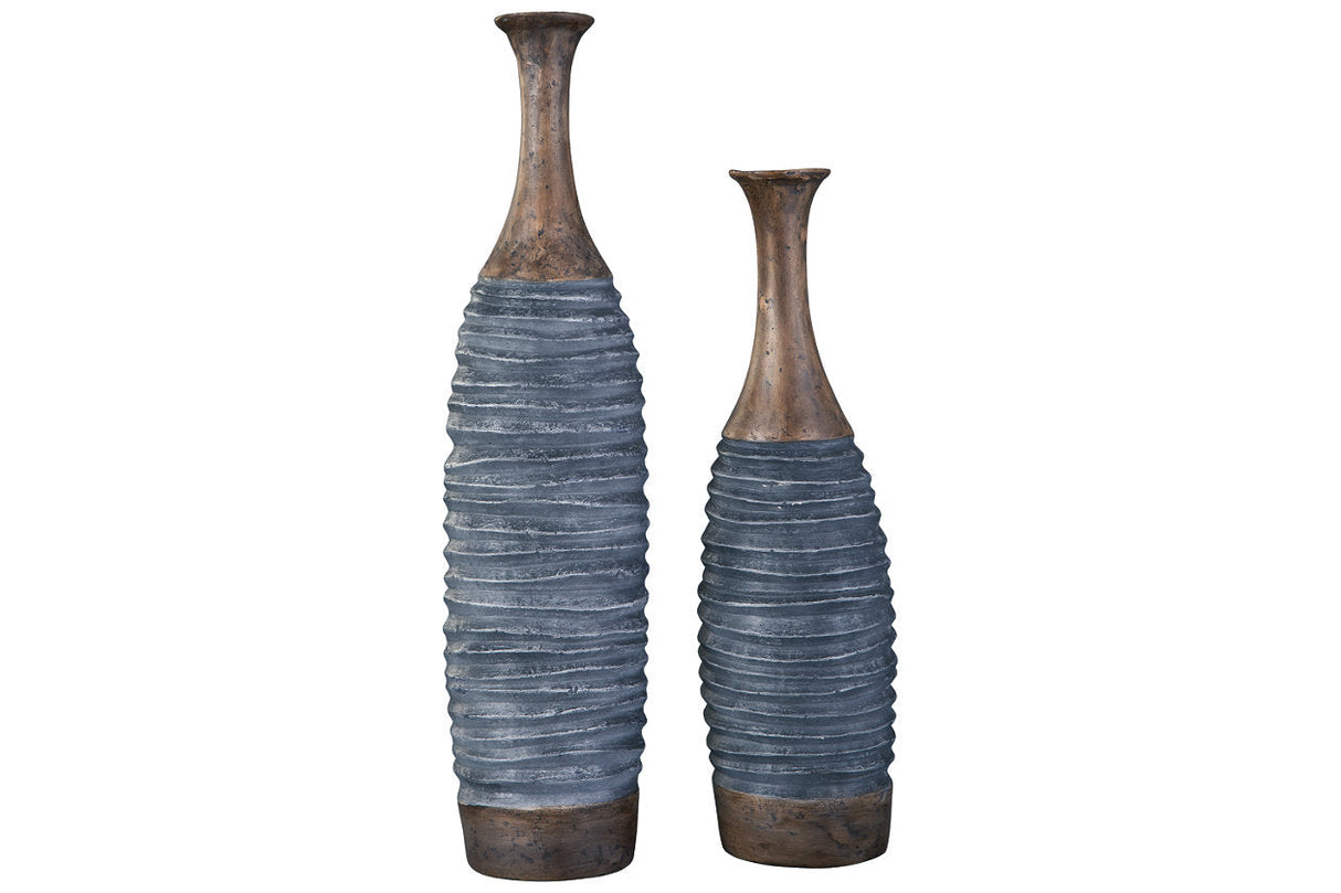 BLAYZE Antique Gray/Brown Vase