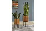 Donisha Antique Brass Finish Planter