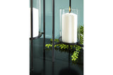 Ginette Black Candle Holder