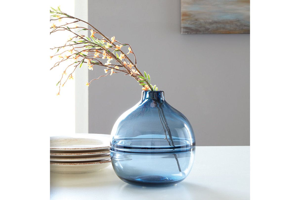 Lemmitt Navy Vase