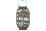 Evonne Antique Gray Lantern