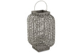 Evonne Antique Gray Lantern