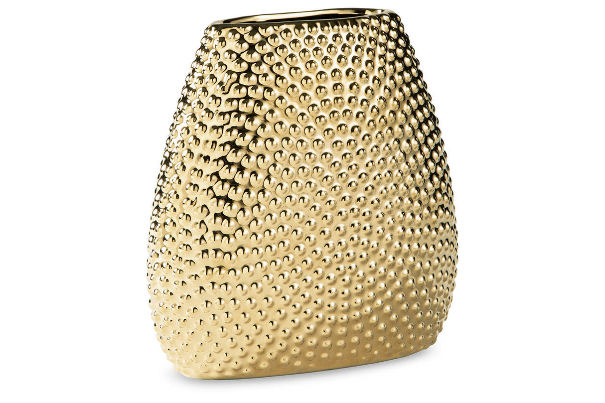 Efim Gold Finish Vase