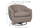 Upshur Taupe Accent Chair