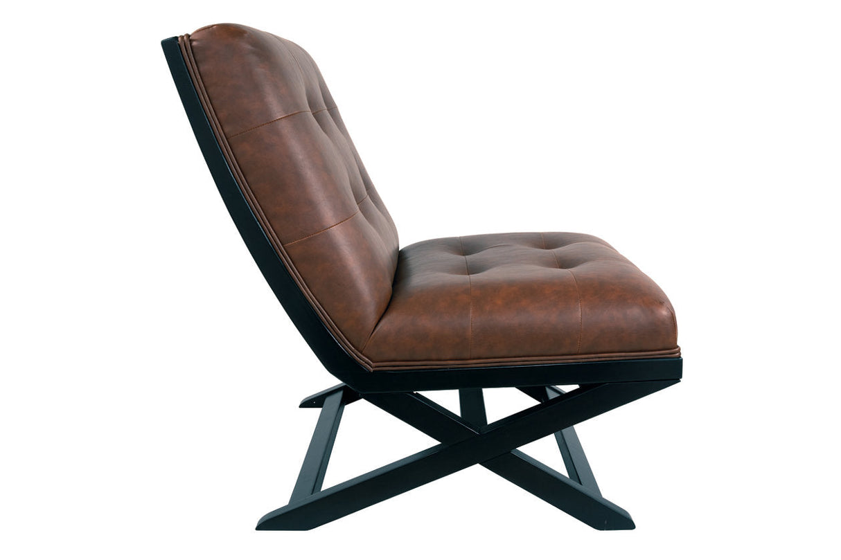 Sidewinder Brown Accent Chair