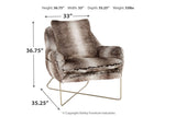 Wildau Gray Accent Chair