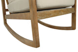 Novelda Neutral Rocker Accent Chair