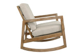 Novelda Neutral Rocker Accent Chair