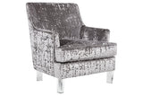 Gloriann Pewter Accent Chair