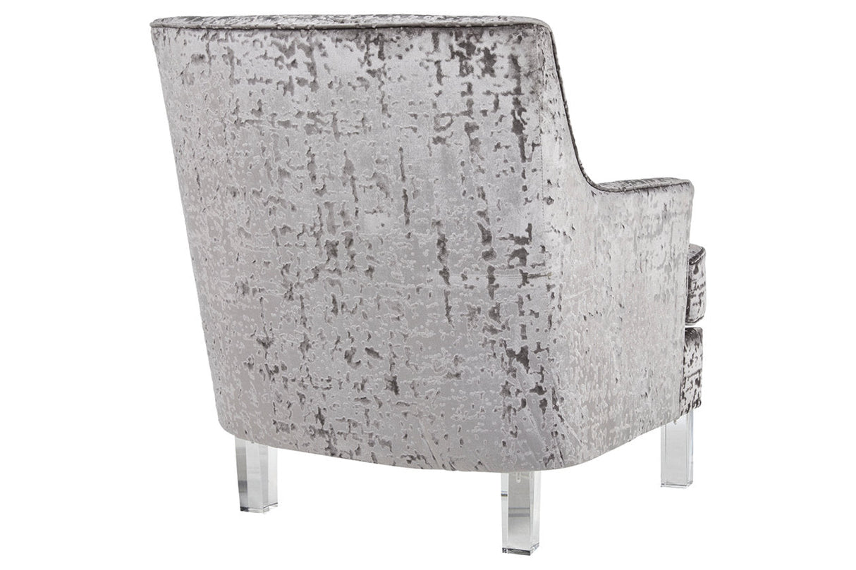 Gloriann Pewter Accent Chair