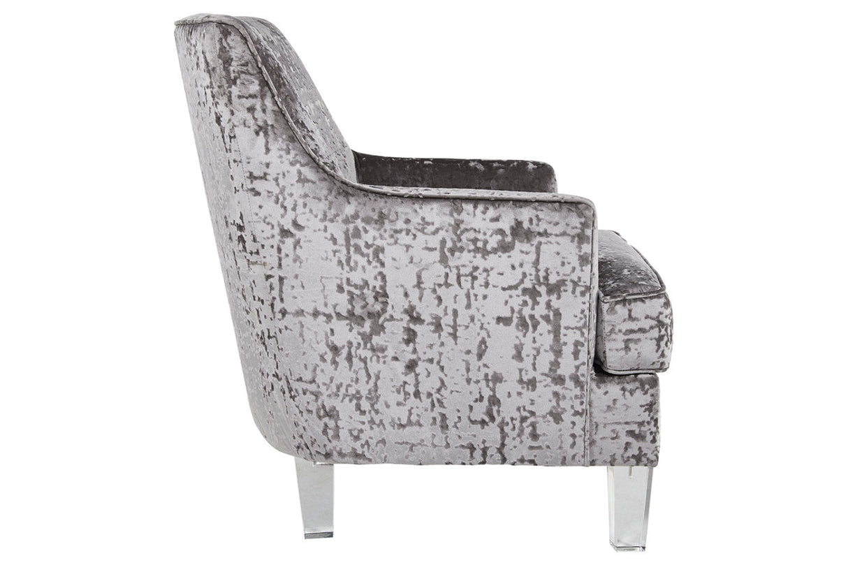 Gloriann Pewter Accent Chair