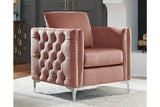 Lizmont Blush Pink Accent Chair