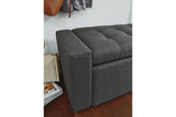 Cortwell Gray Storage Bench