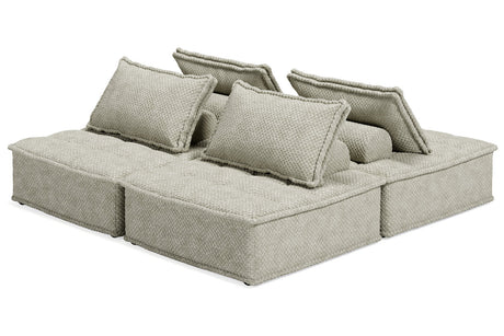 Bales Taupe 4-Piece Modular Sectional