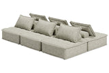 Bales Taupe 6-Piece Modular Sectional