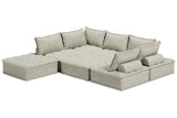 Bales Taupe 7-Piece Modular Sectional