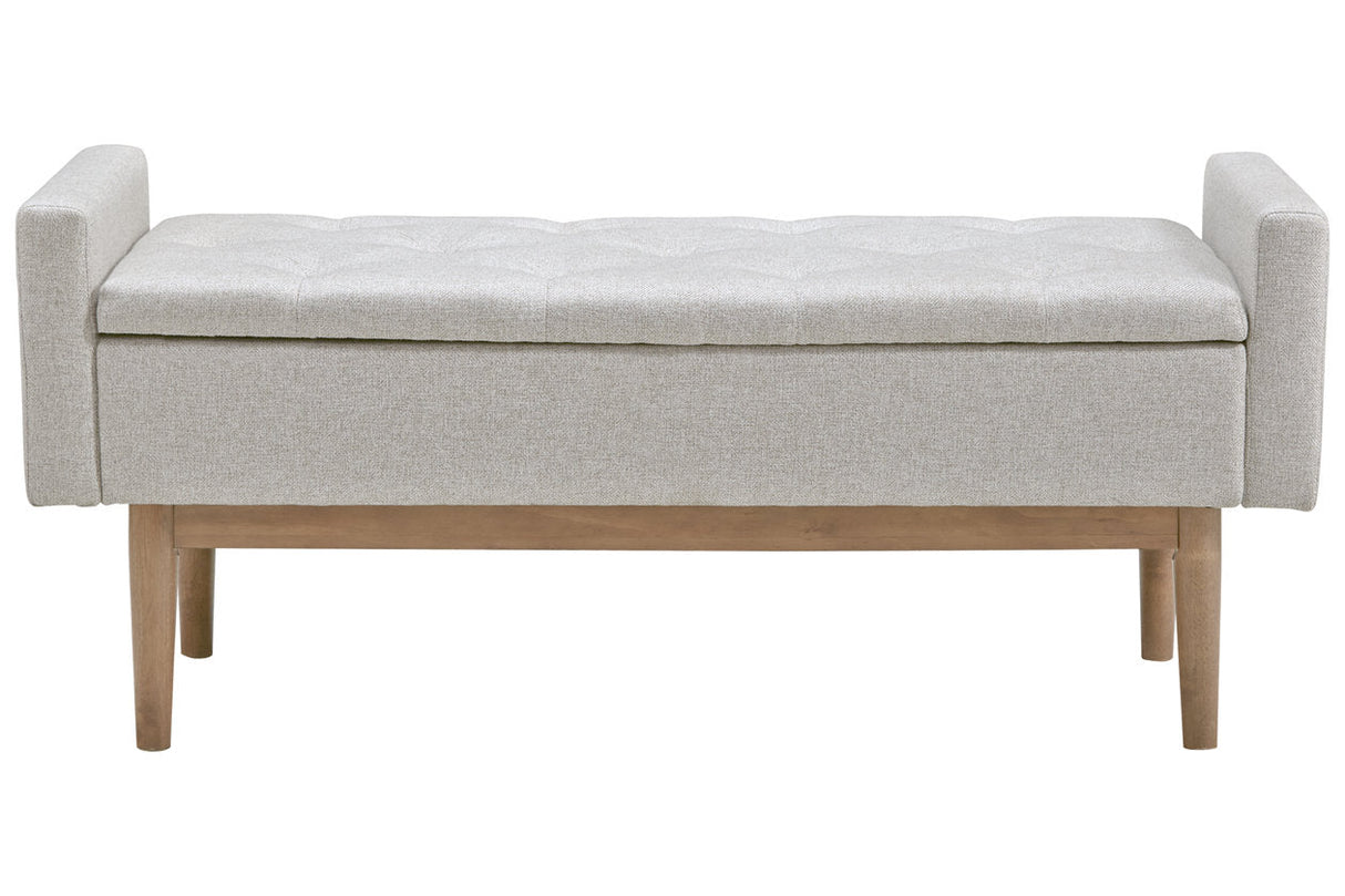 Briarson Beige/Brown Storage Bench