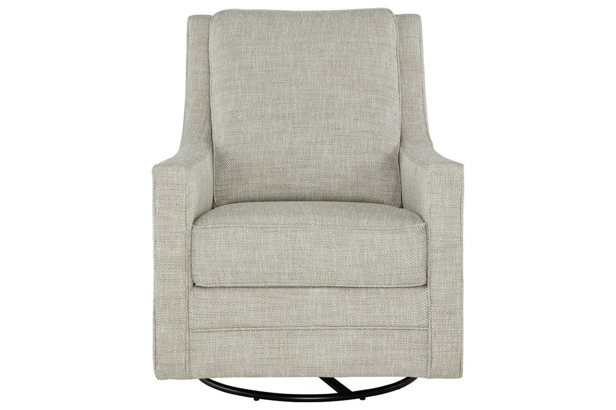 Kambria Fog Swivel Glider Accent Chair