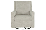 Kambria Fog Swivel Glider Accent Chair