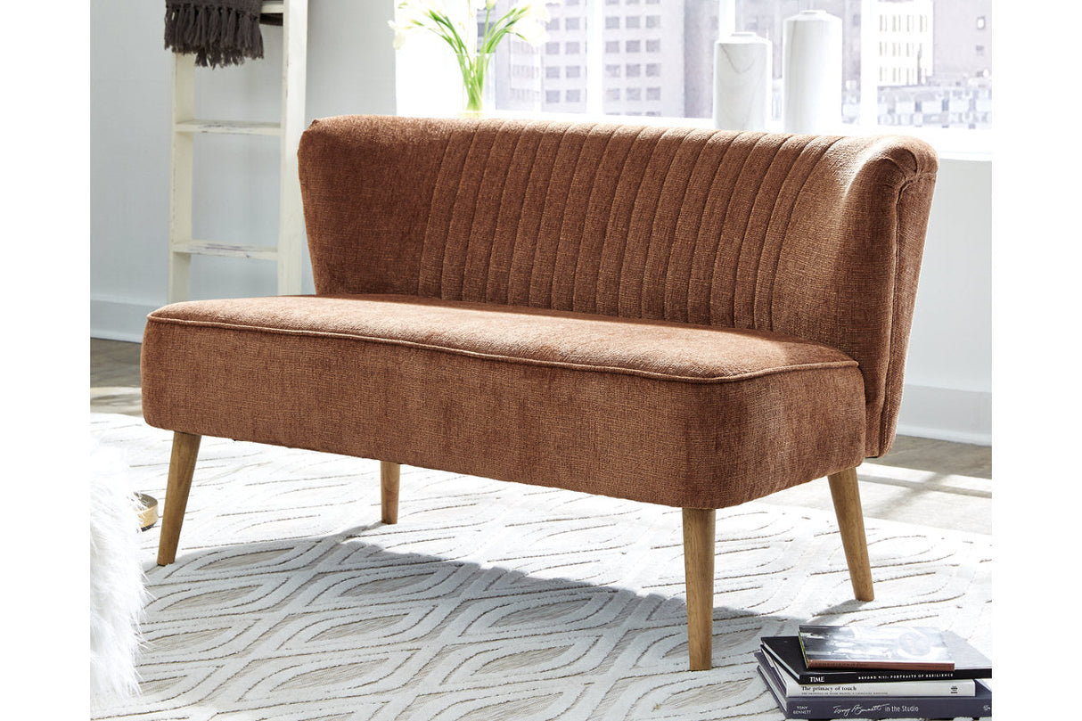 Collbury Cognac Accent Bench