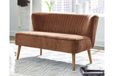 Collbury Cognac Accent Bench