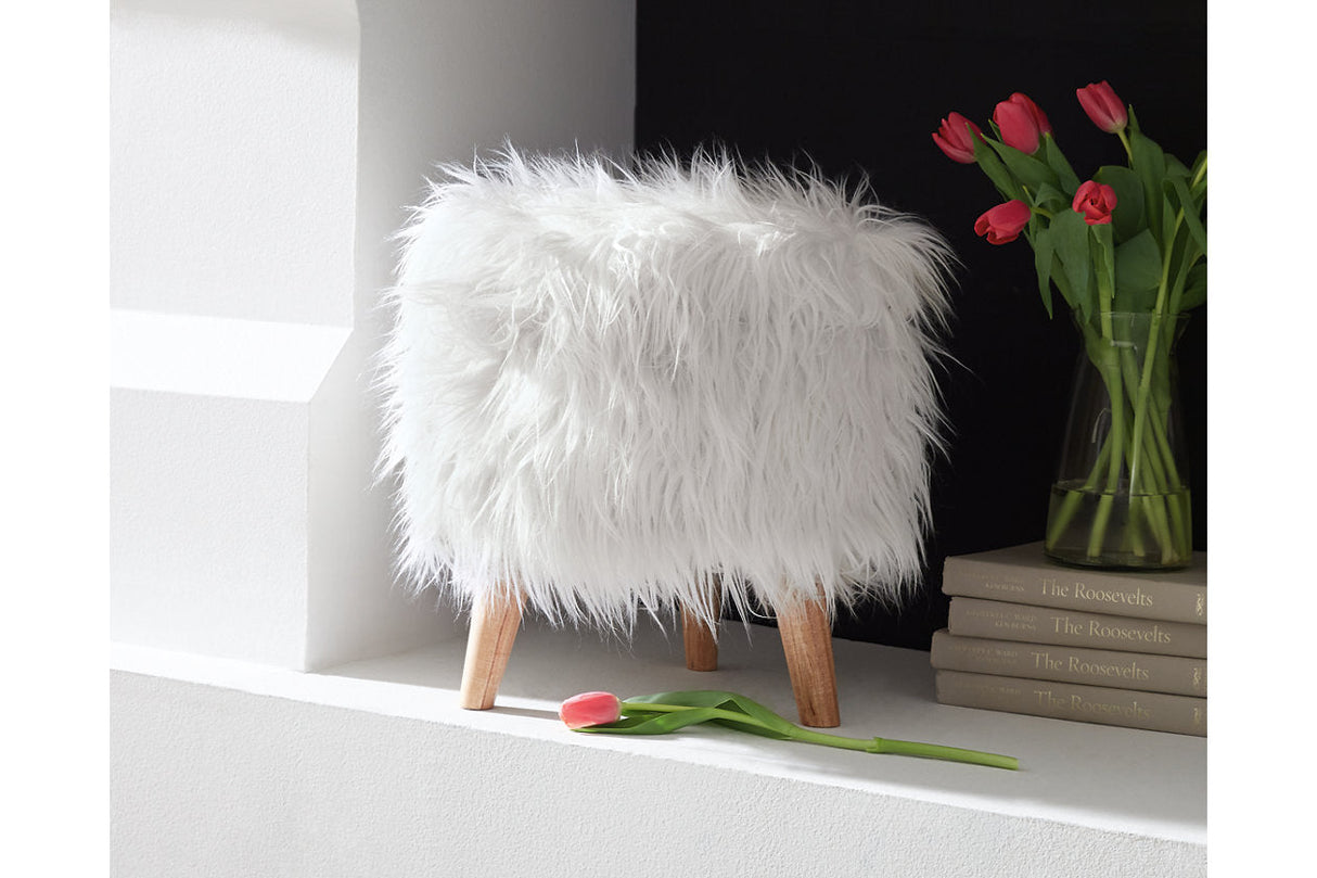 Elson White Storage Ottoman