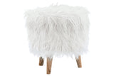 Elson White Storage Ottoman