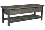 Rhyson Brown Storage Bench