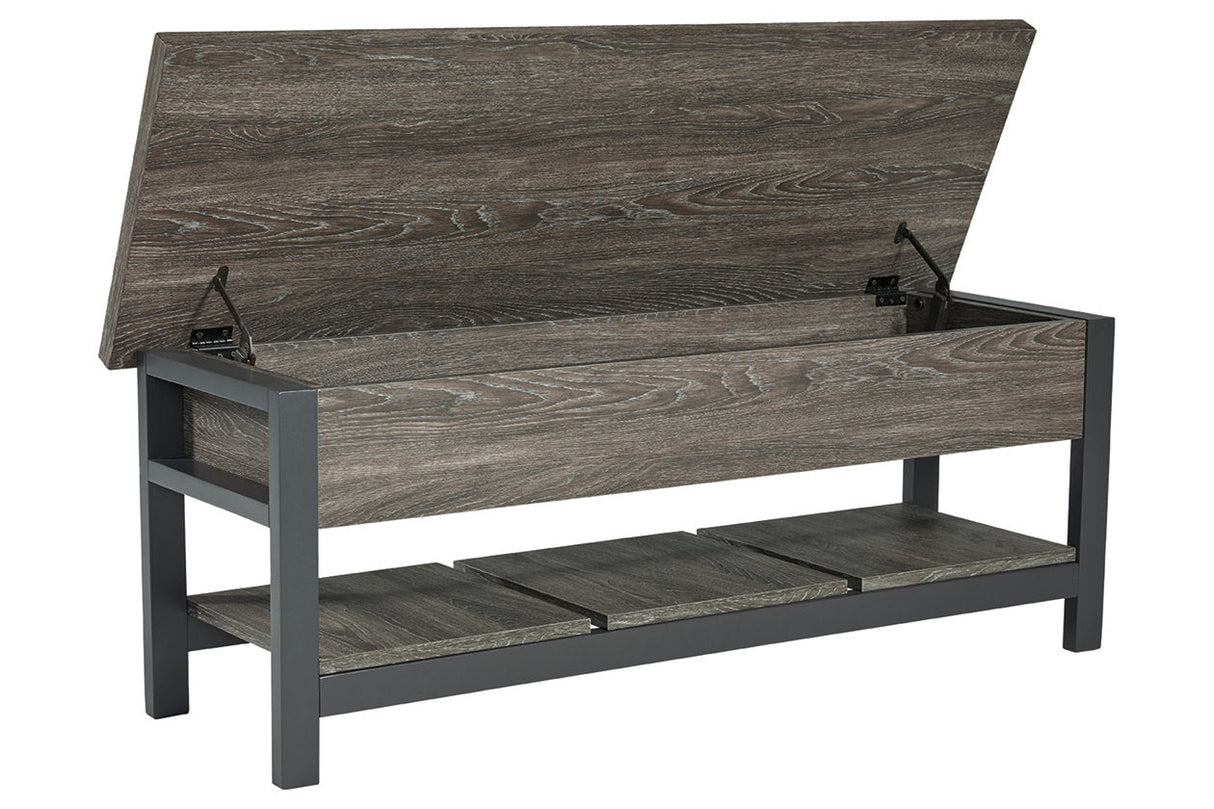 Rhyson Brown Storage Bench