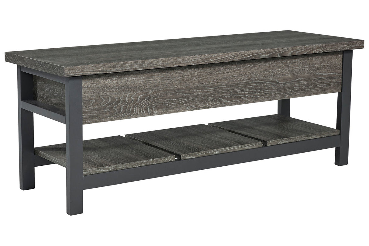 Rhyson Brown Storage Bench