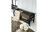 Rhyson Brown Storage Bench