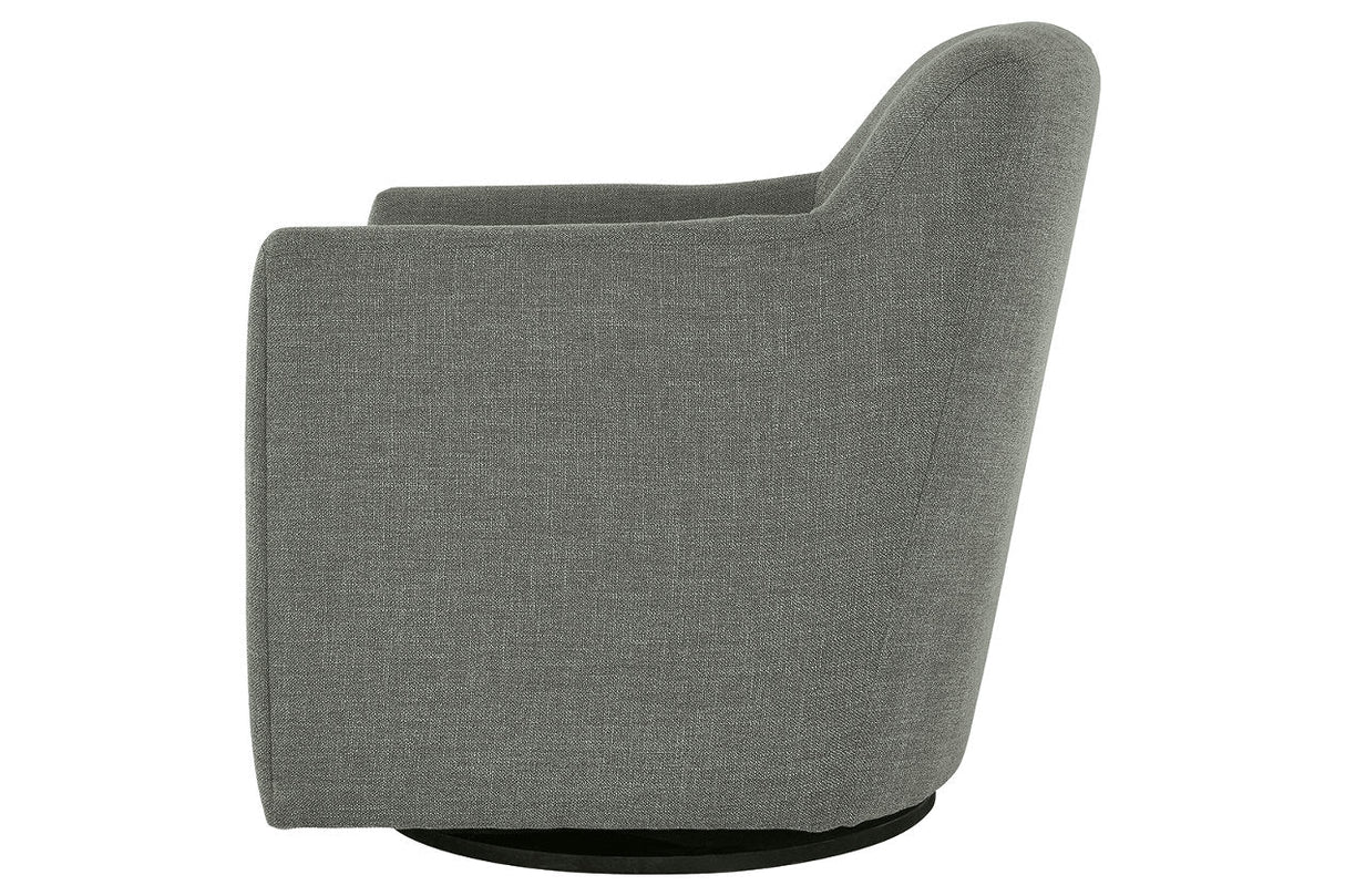 Bradney Smoke Swivel Accent Chair