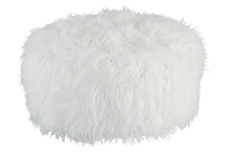 Galice White Oversized Accent Ottoman