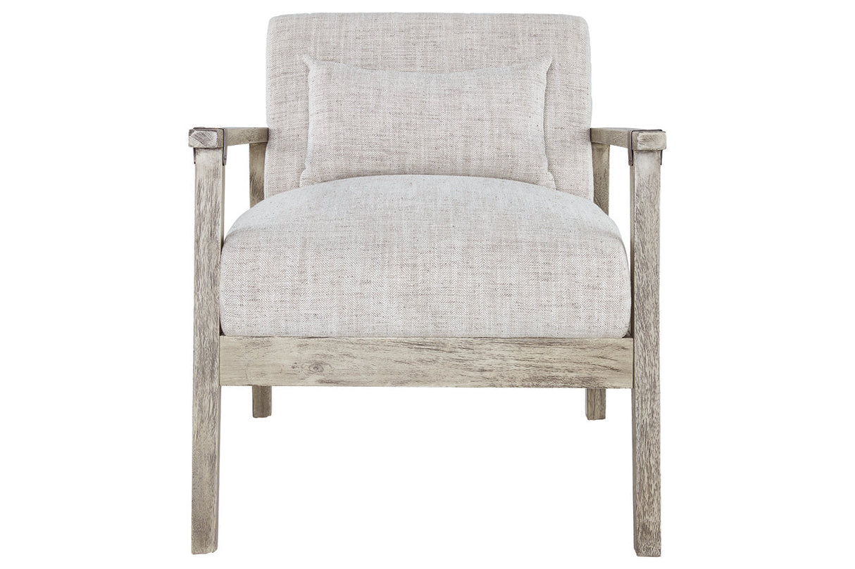 Daylenville Platinum Accent Chair by Ashley - Eve Furniture