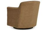 Bradney Honey Swivel Accent Chair