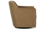 Bradney Honey Swivel Accent Chair