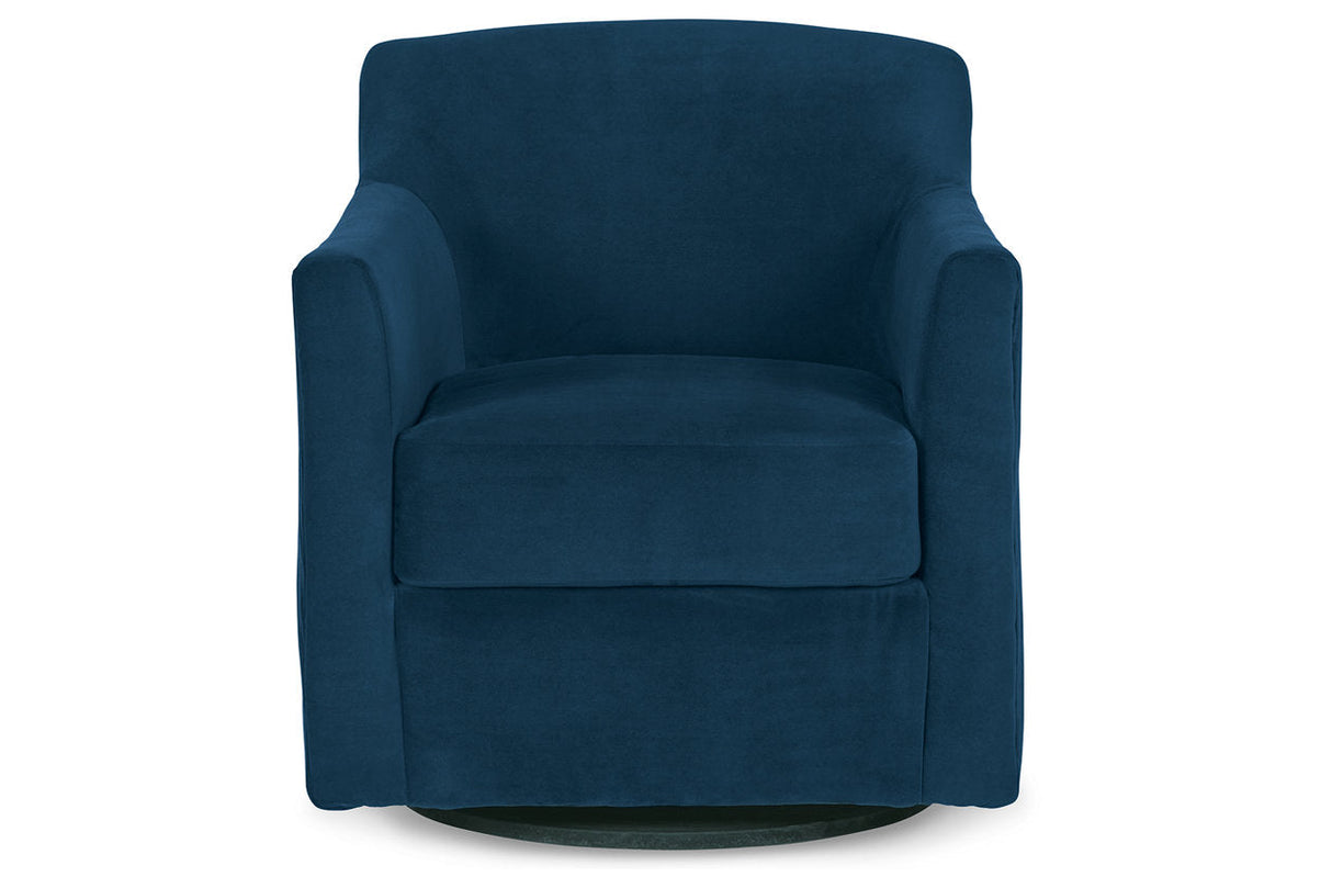 Bradney Ink Swivel Accent Chair