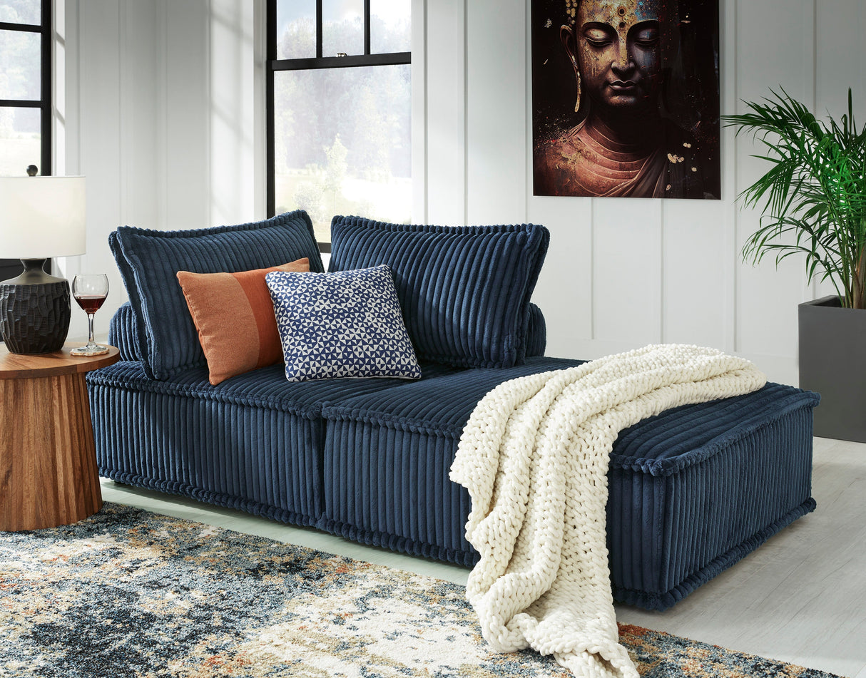 Bales Navy 2-Piece Modular Seating