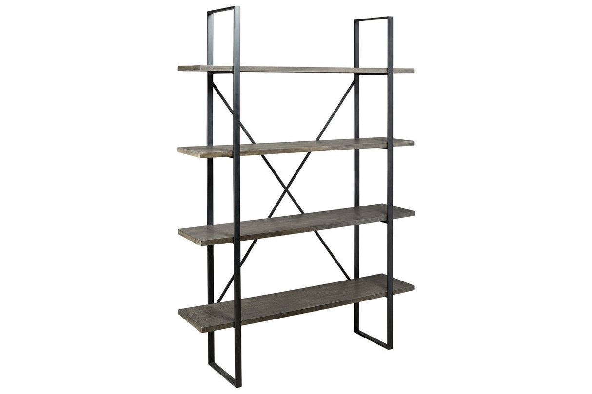 Gilesgrove Black/Gray Bookcase