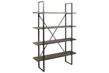 Gilesgrove Black/Gray Bookcase