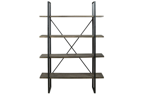 Gilesgrove Black/Gray Bookcase