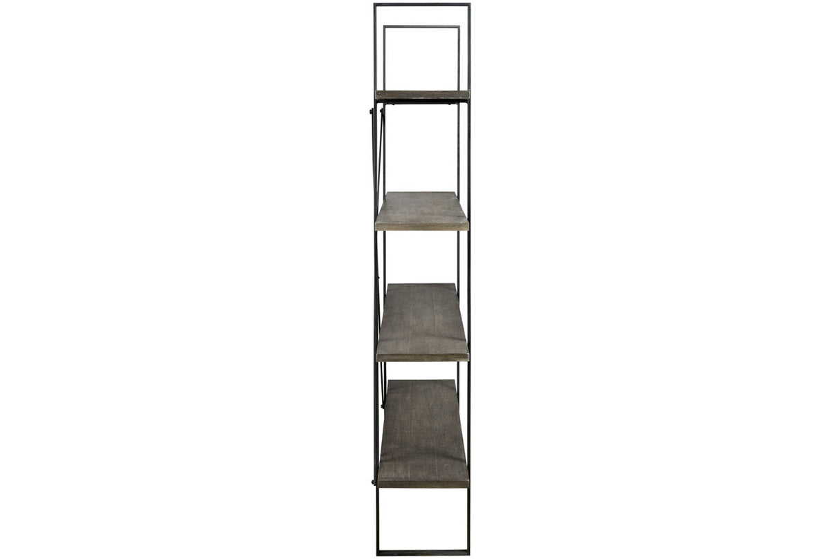 Gilesgrove Black/Gray Bookcase