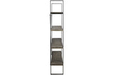 Gilesgrove Black/Gray Bookcase